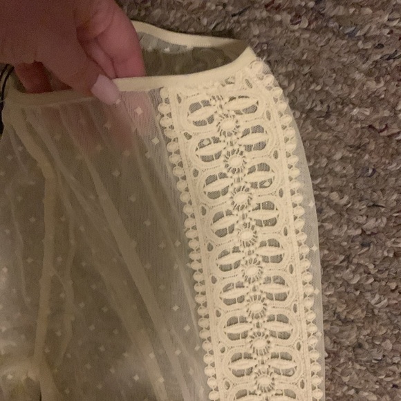 Sheer Crochet Coverup Leggings - Picture 2 of 4